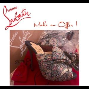 💲SALE💲Moniquissima Paisley Red Sole Slide Sandal
